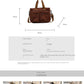 Female Large Capacity Corduroy Tote Bag | New Korean Style Fashion Women's Shoulder Crossbody Bag (Worker Commuter Handlebag)