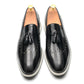 Top Grade Luxury Men's Genuine Leather Loafers | Original Stripe Rivets & Tassel Casual Flat Shoes