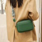 High Quality Genuine Leather Women's Crossbody & Shoulder Bag | Luxury Solid Color Cow Leather Handbag (Female Messenger Tote Sac)