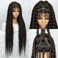 KIMA Colorful Braided Wig | Full Lace | Butterfly Locs & Dreadlocks Options