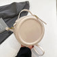 Round Crossbody Bags for Women | High Quality PU Leather Designer Shoulder Bag & Female Clutch Purse (Solid, Soft)