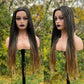 Ombre Box Braided Wig | Fake Scalp | 26"+ Long Straight Braids | Synthetic Braiding Hair | Cosplay & Daily Use