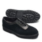 Designer Luxury Platform Oxfords for Men | Cow Suede Genuine Leather Black & Blue Casual Shoe (Height Increasing)