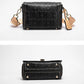 Fashion Design Metal Buckle Women's Shoulder Bag | Luxury Brand Solid Colour Printed Head Bag (Casual Crossbody for Parties)