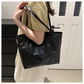 Retro Bag New Fashion Commuter Shoulder Bag | Large Capacity PU Leather Handbag (Casual Tote, Popular Gift, All Seasons)