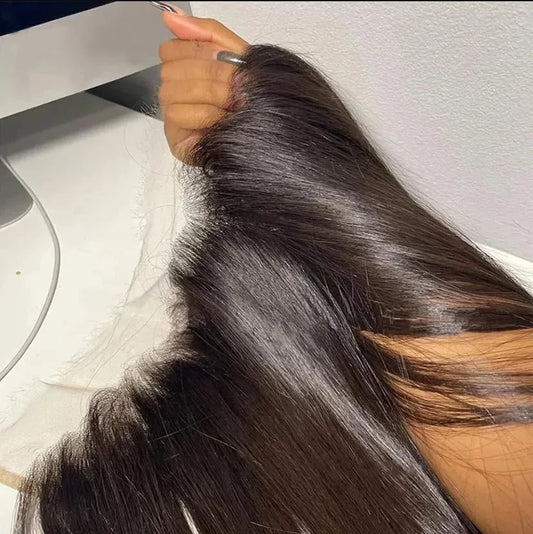 Straight & Body Wave HD Transparent Lace Frontal | 13x4 & 4x4 Lace Closure | Pre-Plucked Peruvian Human Hair