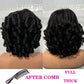 Malaysian Hair | Double Drawn | P4 27 | Ombre | Highlight | Bouncy Wave | Wear and Go | Glueless | Human Hair | Bob Curly Wigs