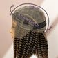 Twisted Braided Wig | Bob Twist Crochet Wig | Full Lace Braided Wig for Black Women | Kanekalon Hair