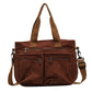 Female Large Capacity Corduroy Tote Bag | New Korean Style Fashion Women's Shoulder Crossbody Bag (Worker Commuter Handlebag)