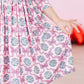 SALE Disco Bows 3/4 Sleeve Pocket Twirl Dress
