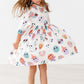 SALE Monster Mash 3/4 Sleeve Pocket Twirl Dress