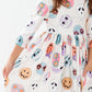 SALE Monster Mash 3/4 Sleeve Pocket Twirl Dress