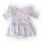 SALE Pumpkin Picnic Twirl Flutter Bodysuit