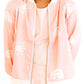 SALE Soft Pink Suns Satin Jacket