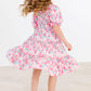 SALE Strawberry Shortcake Smocked Ruffle Dress