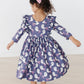 SALE Tied with a Boo 3/4 Ruffle Twirl Dress