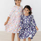 SALE Tied with a Boo 3/4 Ruffle Twirl Dress