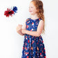 SALE You Look Like the 4th of July Tank Twirl Dress