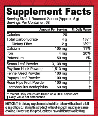 Health Plus Super Colon Cleanse Powder (12 Oz.)
