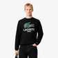 Lacoste Printed Crewneck Sweatshirt - Black