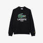 Lacoste Printed Crewneck Sweatshirt - Black