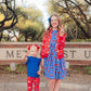 SMU Red Mustang Leggings