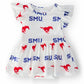 SMU White Mustang Flutter Twirl Bodysuit