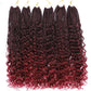 Ombre Goddess Box Braids Crochet Hair with Curly Ends | 14 Inch | 1-6 Packs