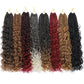 Ombre Goddess Box Braids Crochet Hair with Curly Ends | 14 Inch | 1-6 Packs