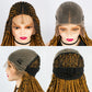 KIMA Beaded Cornrow Braids Bob Wig | Lace Front