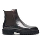 British Style High Top Men's Chelsea Boots | Classic Luxury Genuine Leather (Height Increasing, Elastic Band)