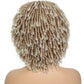 Soft Faux Locs Headband Wig - 6 Inch Ombre Dreadlock Wig for Black Women - Curly Braided Synthetic Wig with Headband - 1B, Burgundy, 27, 30, 613 Options