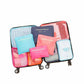 6pcs Set Travel Storage Bags | Suitcase Packing Set & Portable Luggage Organizer (Clothes Shoe Foldable Organizer)