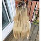 Ready-to-Ship 28" Center Part Box Braids Wig | 13x4 Lace Front | Middle Part | Kanekalon