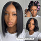 13x4 Glueless Kinky Straight Bob Wig | Ready-to-Wear | Brazilian Remy Hair | HD Transparent Lace