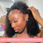 200% Density Short Curly Bob Wigs 13x4 Lace Front 4x4 Closure Deep Wave Brazilian Remy Human Hair 14 Inch