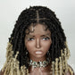 Butterfly Locs Crochet Braids Bob Wig | Lace Front | Dreadlock Style