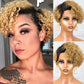 Natural Black Pixie Cut Wig | Short Curly Bob 13x1 Lace Front Human Hair (Pre-Plucked)
