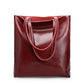 Real Genuine Leather Women's Shoulder Bags | Large Capacity Female Fashion Office Retro Handbag (Cow Leather, Big Bags for Women)