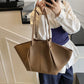 Luxury Designer 2-in-1 Shopper Tote Set | Branded Soft PU Leather Shoulder Handbag for Women (Big Capacity)