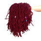 10" Short Braided Bob Wig | Faux Locs & Curly Twists | Black, Blonde, Red | Synthetic Hair