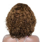 Rebecca Highlight Kinky Jerry Curly Wig | 200% Density Human Hair with Bangs