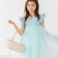 Sage Shimmer Tutu Dress
