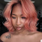 Honey Blonde Wavy Lace Front Wig with Shadow Roots | HD Lace Human Hair Wig | Multi-Parting