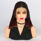 14" Short Braided Bob Wig | Lace Front | Heat Resistant | Black Women