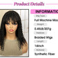 Short 14" Bob Braided Wig | Curly Knotless Box Braids | Synthetic Machine Made Wig | For Black Women