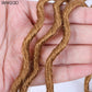 Goddess Faux Locs Crochet Hair | 18" Soft Curly Braids | Ombre Dreadlocks Extensions | 24 Strands/Pack