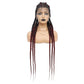 36" Cornrow Knotless Braids Wig | 360 Full Lace | Baby Hair | Synthetic