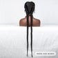 36" Twist Braided Wig | Lace Front | Natural Color | Clearance Sale
