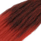 18" Marley Twist Braiding Hair | Crochet Braids | Afro Twist Kinky Hair Extensions | Ombre Colors | 30 Strands/Pack